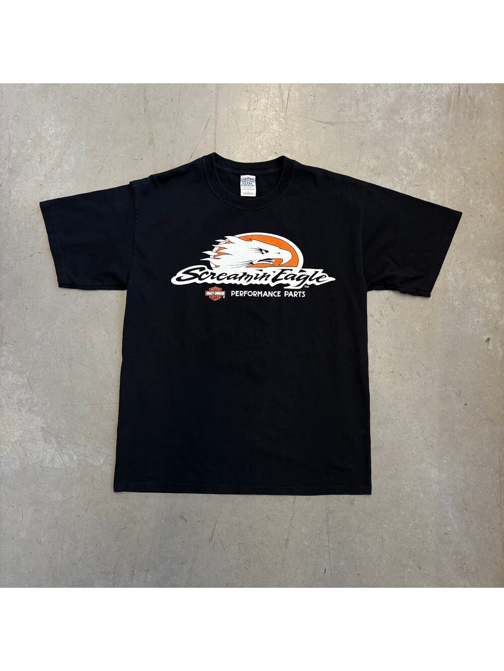Vintage 2000s Harley Davidson Screamin Eagle T-Shirt Large Black